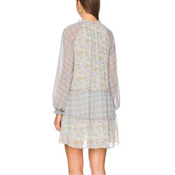 Show Me Your MuMu Revolve Birdie Mini Dress in Primrose Print - Picture 2 of 15